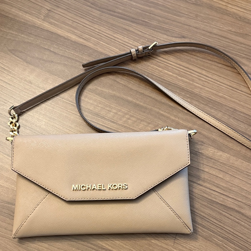 Michael Kors Beige Crossbody Bag